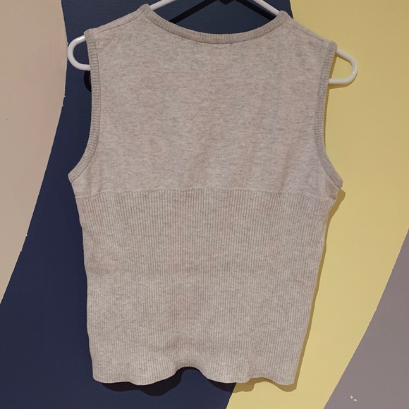 Grey Sweater Vest - Picture 2 of 4